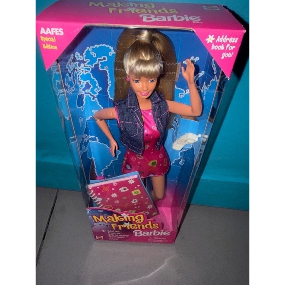 Making Friends Barbie Doll AAFES Special Edition with Address Book New in‎ Box